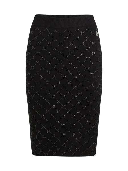 Karl Lagerfeld Fustă negru