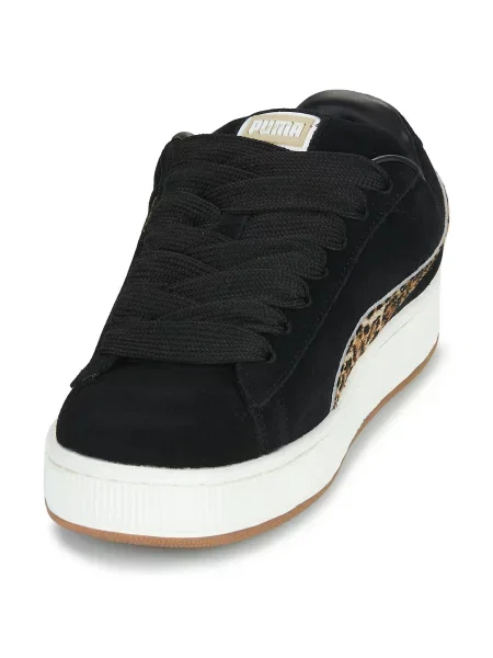 Pantofi Puma din piele de căprioară negru