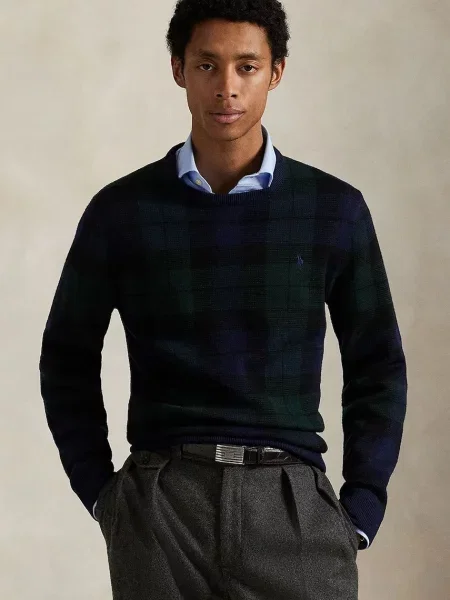 Polo Ralph Lauren pulover de lana verde