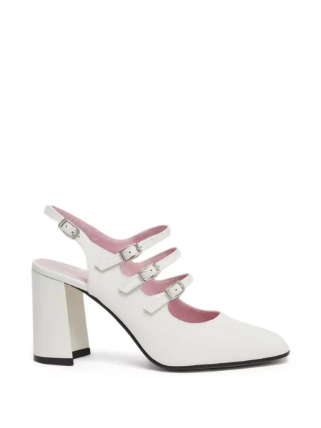 Pantofi cu toc Carel Paris din piele alb