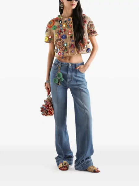 Pantaloni Dolce & Gabbana albastru