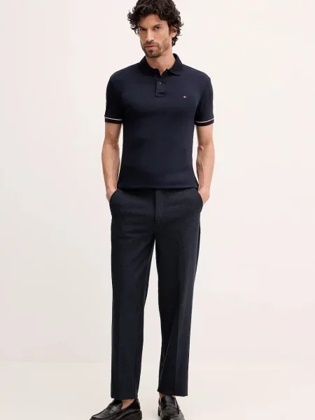 Tricou polo Tommy Hilfiger alb