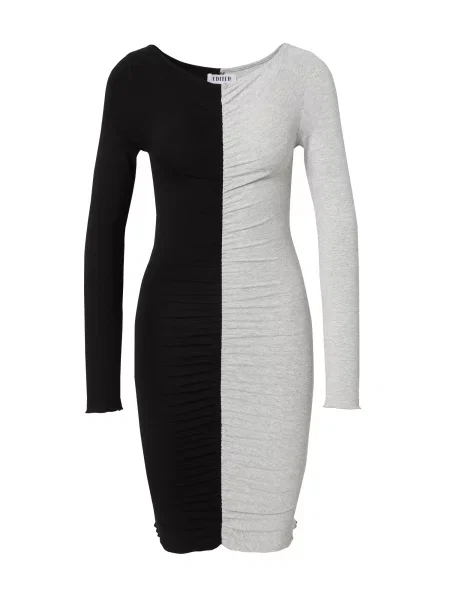 EDITED Rochie Waleah gri negru