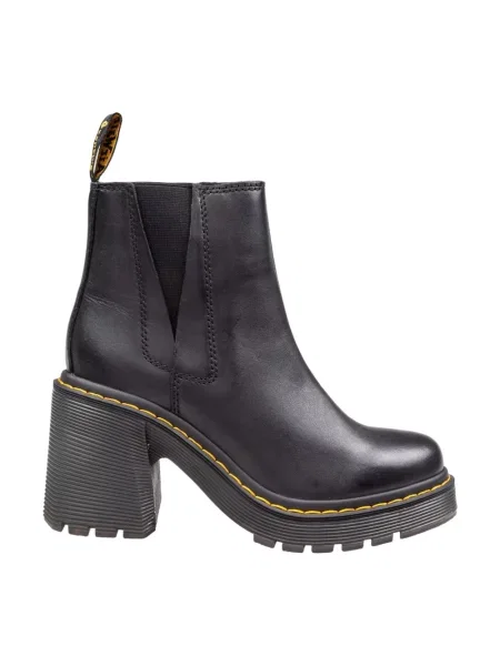 Sztyblety Dr. Martens skórzane dzwony czarne