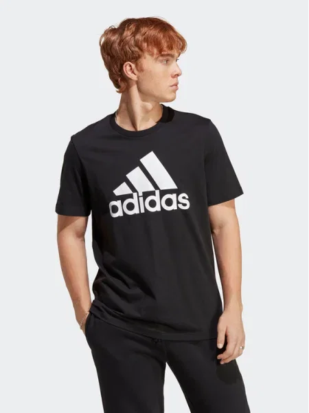 Jersey póló Adidas fekete