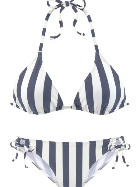 VENICE BEACH Bikini mornarska bela