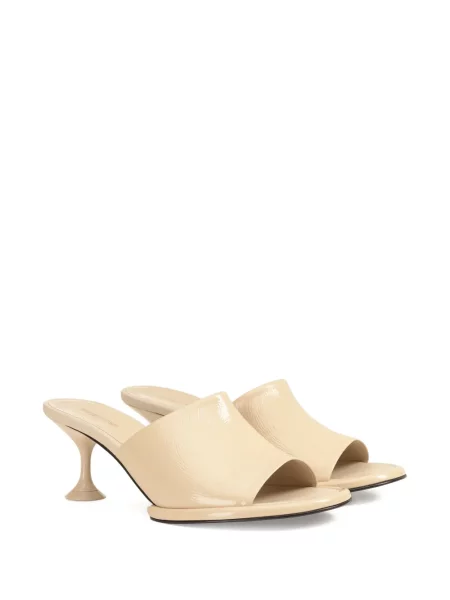 Papuci tip mules Sergio Rossi din piele