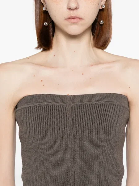 Top Rick Owens tricotate maro