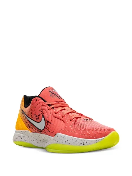 Sneakerși Nike Air Jordan cu șireturi din dantelă gri