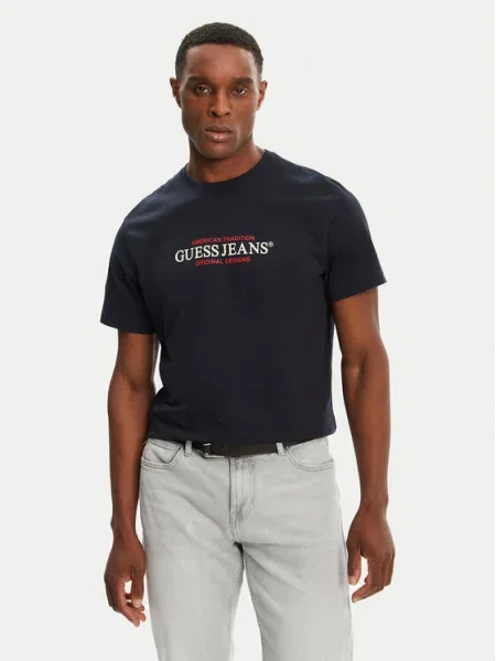 Guess Jeans Tricou Bleumarin