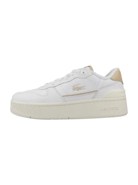 Pantofi Lacoste cu platformă alb