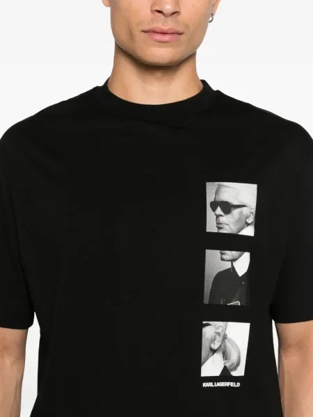 Μπλούζα Karl Lagerfeld μαύρο
