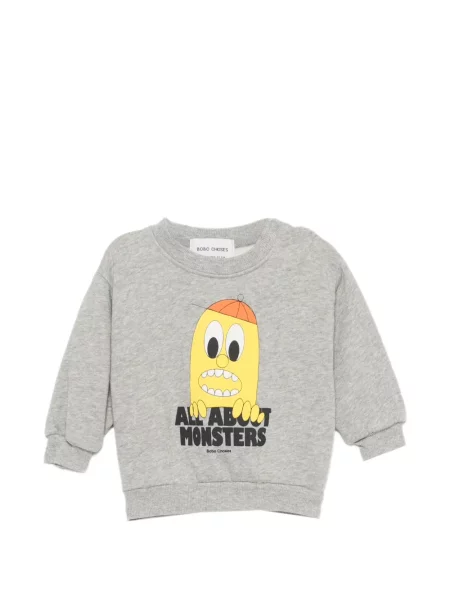 Sweter dziecięcy Bobo Choses szary