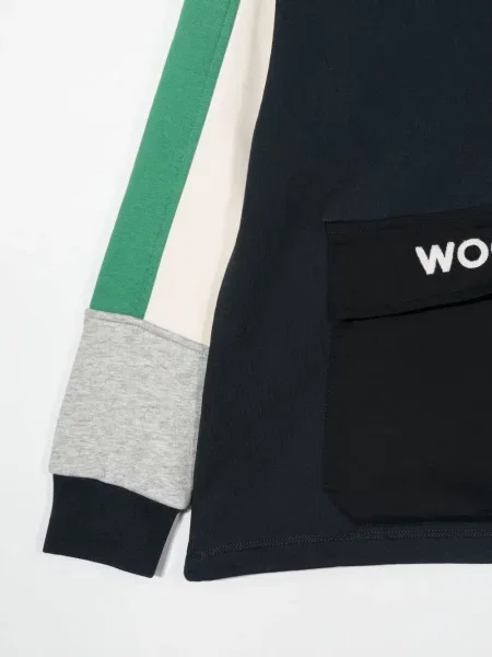 Bluza dziecięca Woolrich niebieska