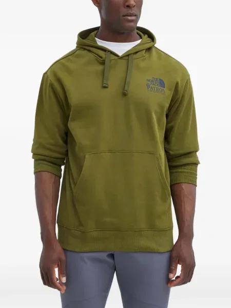 Hanorac cu glugă The North Face cu imagine verde