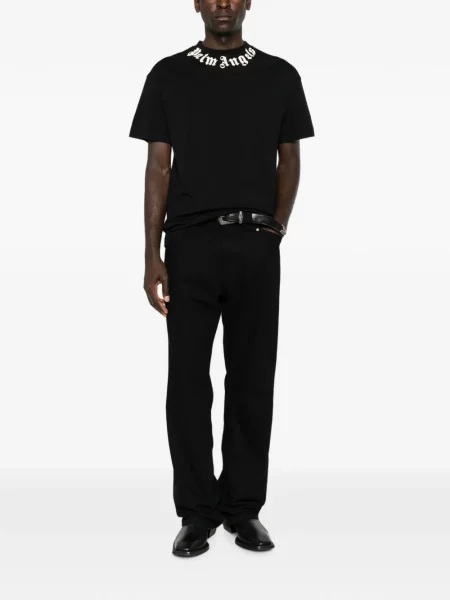 Tricou Palm Angels cu imagine negru