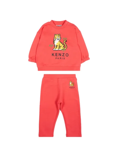 Komplet dresowy dziecięcy Kenzo czerwony