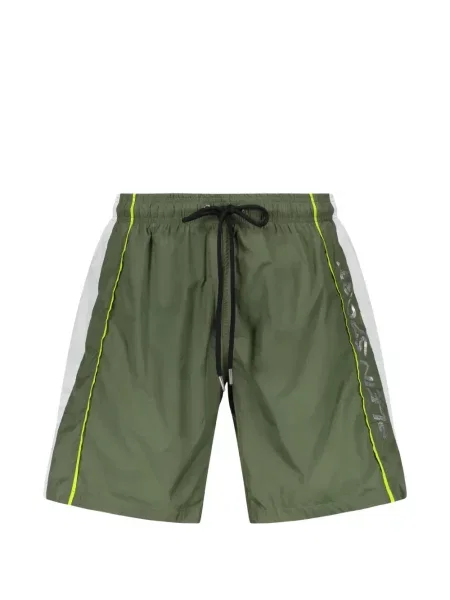 Slip de baie Plein Sport cu imagine cu cordon verde