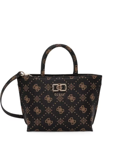 Geantă shopper Guess cu imagine negru