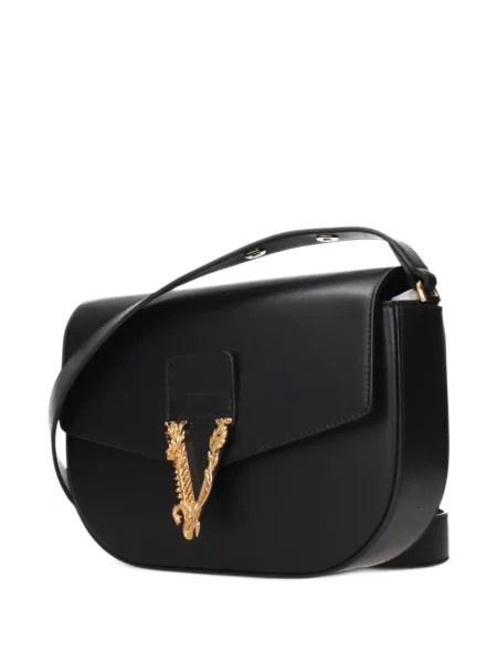 Geantă Versace din piele negru