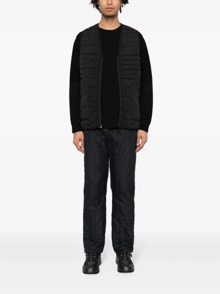 Džersis džemperis White Mountaineering apvaliu kaklu balta