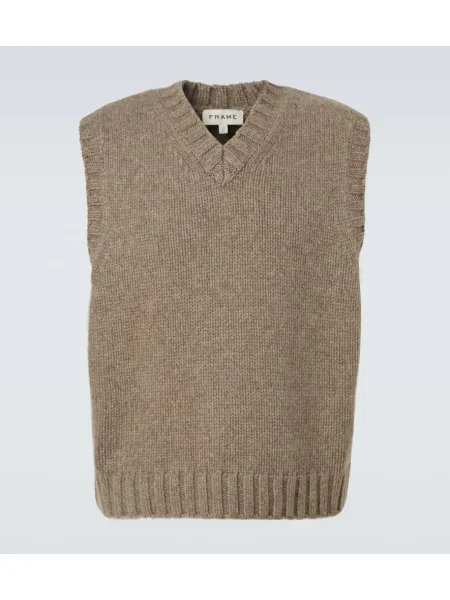 Volneni telovnik Frame bež