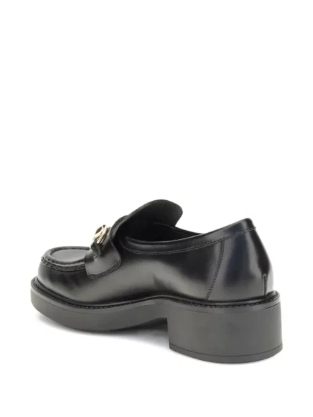Pantofi loafer Gucci cu platformă negru