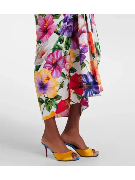 Rochie midi Dolce&gabbana cu model floral drapată