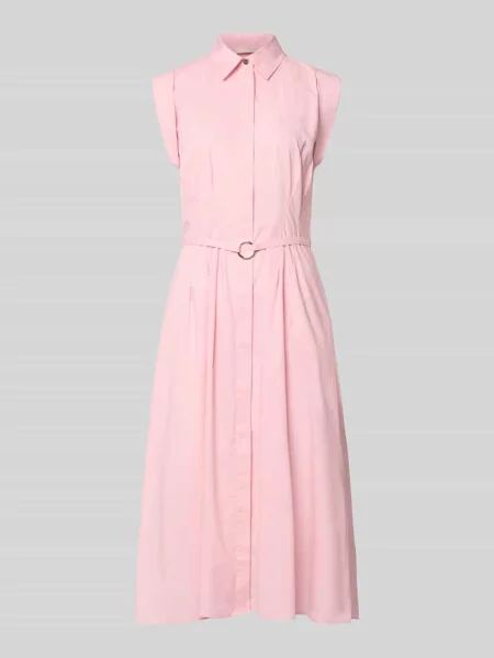 Sukienka koszulowa z paskiem Liu Jo White