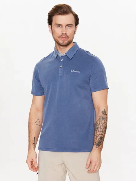 Columbia Tricou polo Nelson Point albastru