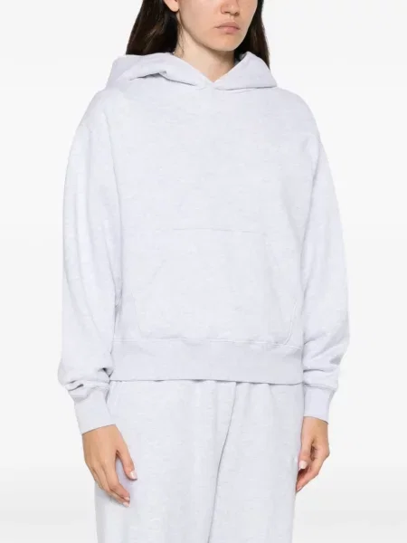 Hoodie Sporty & Rich με αυτόγραφο γκρι