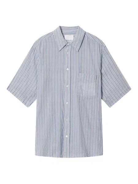Pruhovaná košile Marant modrá