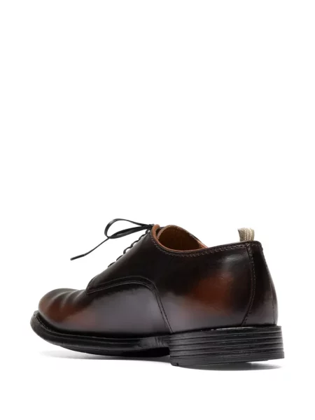 Pantofi derby Officine Creative din piele maro