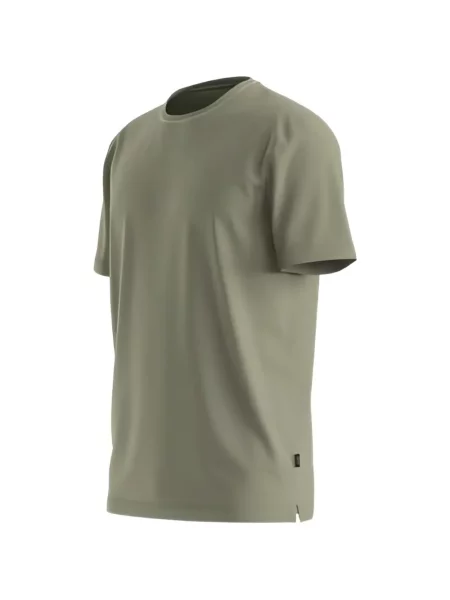 Tricou Boss cu decolteu rotund verde