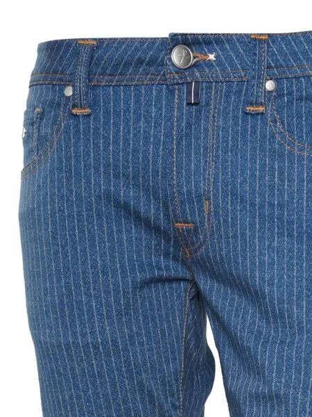 Pruhované kalhoty Sartoria Tramarossa modré