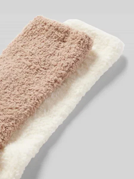 Skarpety z elastycznym pasem model ‘Socks cosy sustainable’ w zestawie 2 szt. Camano