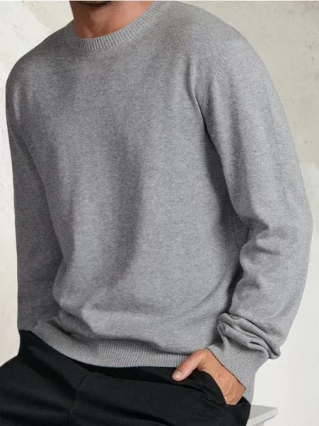 Sinsay Sweter z długim rękawem szary