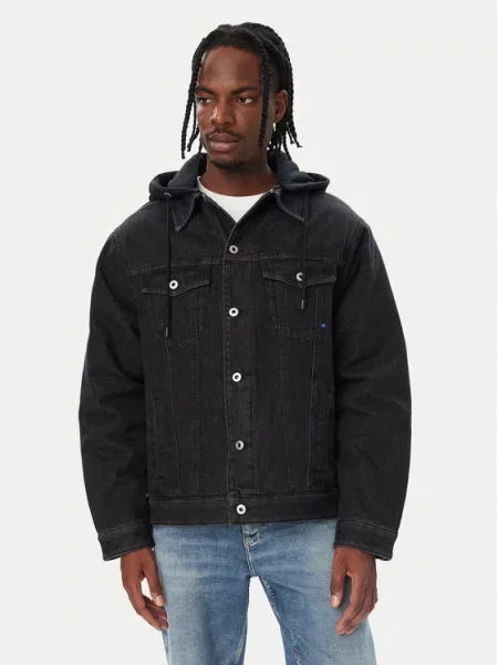 Karl Lagerfeld Jeans Geacă de blugi negru