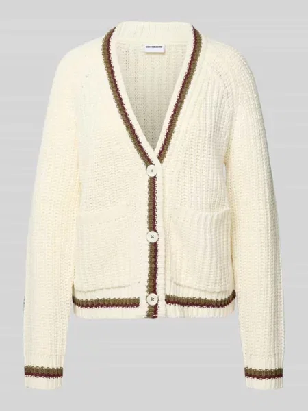 Kurtka z dzianiny z dekoltem w serek Noisy May