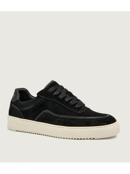 Filling Pieces Teniși din piele Mondo Stack negru