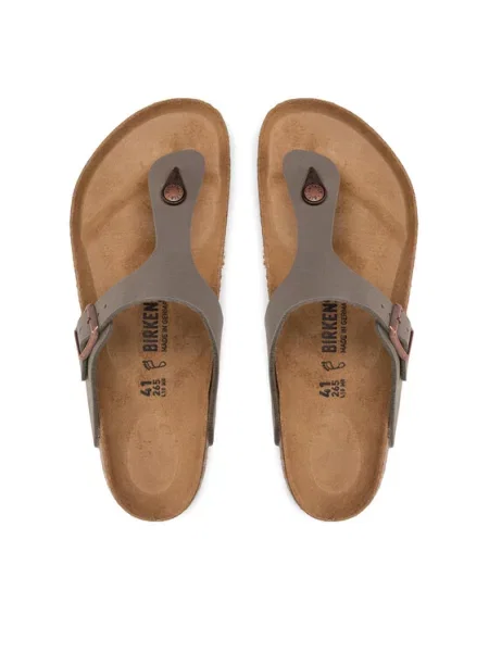 Sneakers Birkenstock Gizeh Birkibuc Unisex Stone EUR 43 γκρι