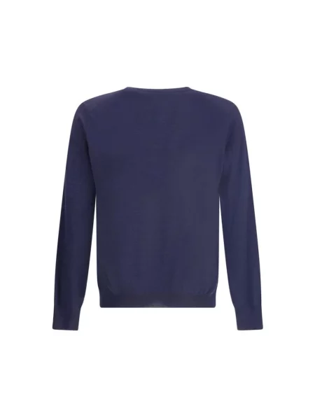 Sweter Brunello Cucinelli wełniany niebieski