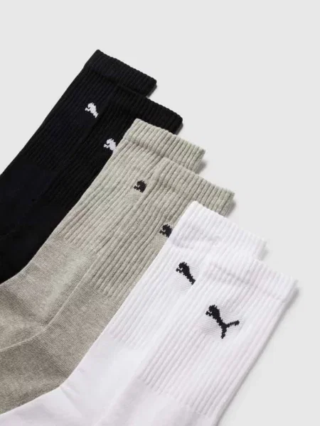 Skarpety z mieszanka bawełny w zestaw 6 par Puma białe