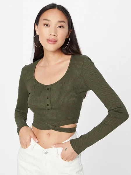ABOUT YOU Majica Charlott' kaki