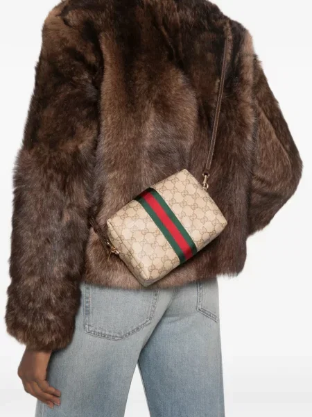 Geantă plic Gucci cu dungi