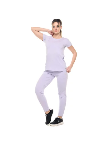 Scurt tricou Leone 1947 cu mâneci scurte violet