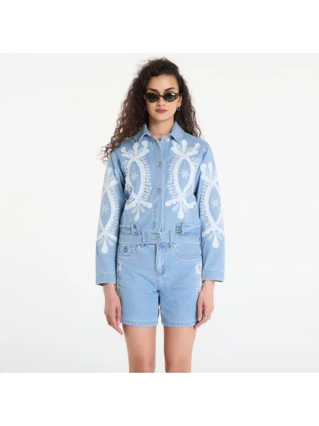 Яке Desigual Chaq Border Coat Blue M синьо