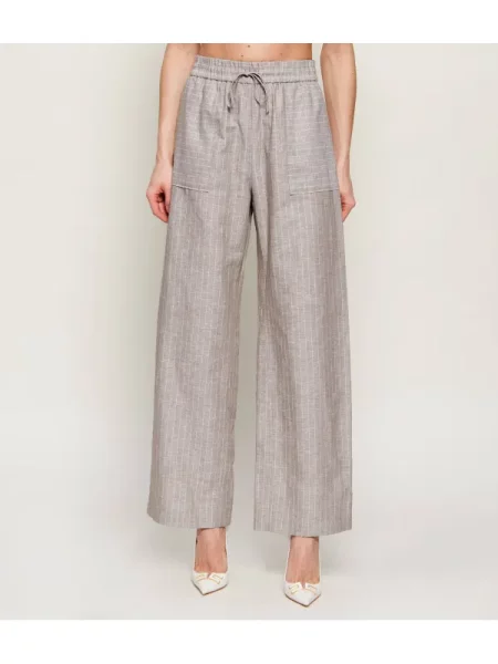 MM De in pantaloni MMLFAUNA | Relaxed fit maro