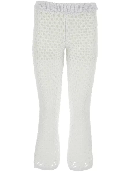 Pantaloni Valentino Garavani alb
