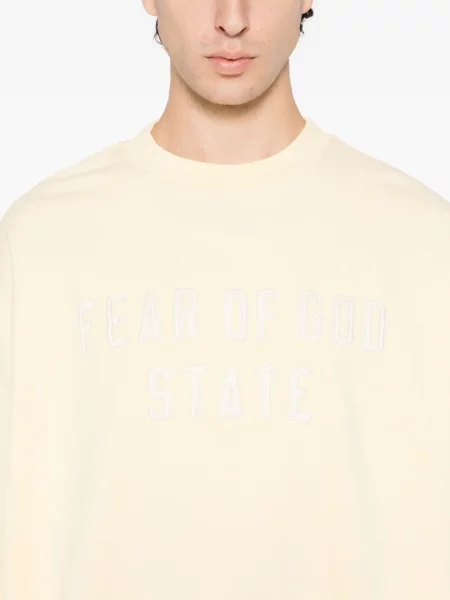 Pulover Fear Of God Essentials galben